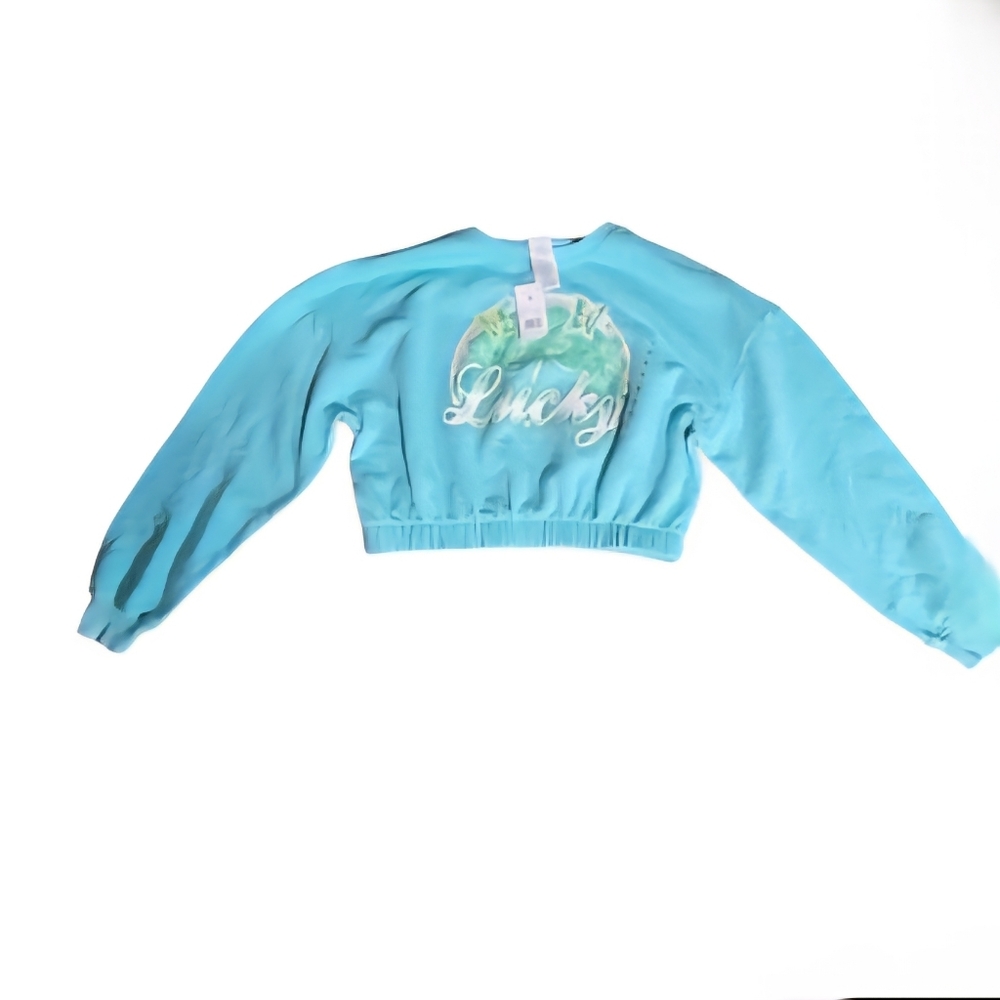 ML ISAAC MORRIS LTD Sweatshirt Croo Top Mint Green Size M